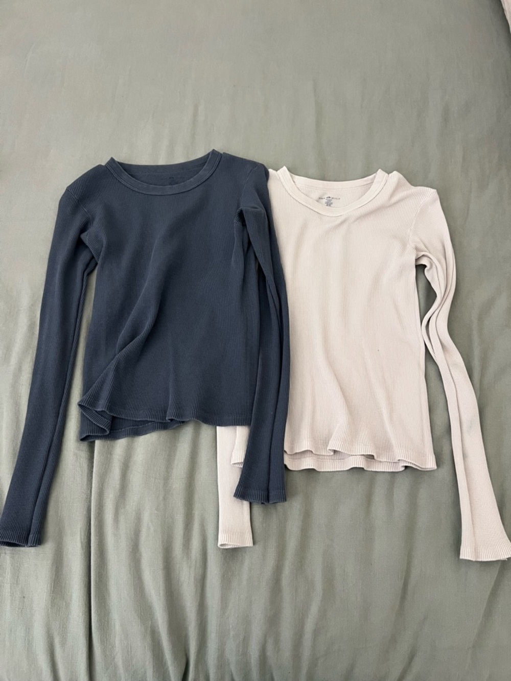 Brandy Melville waffle knit long sleeves